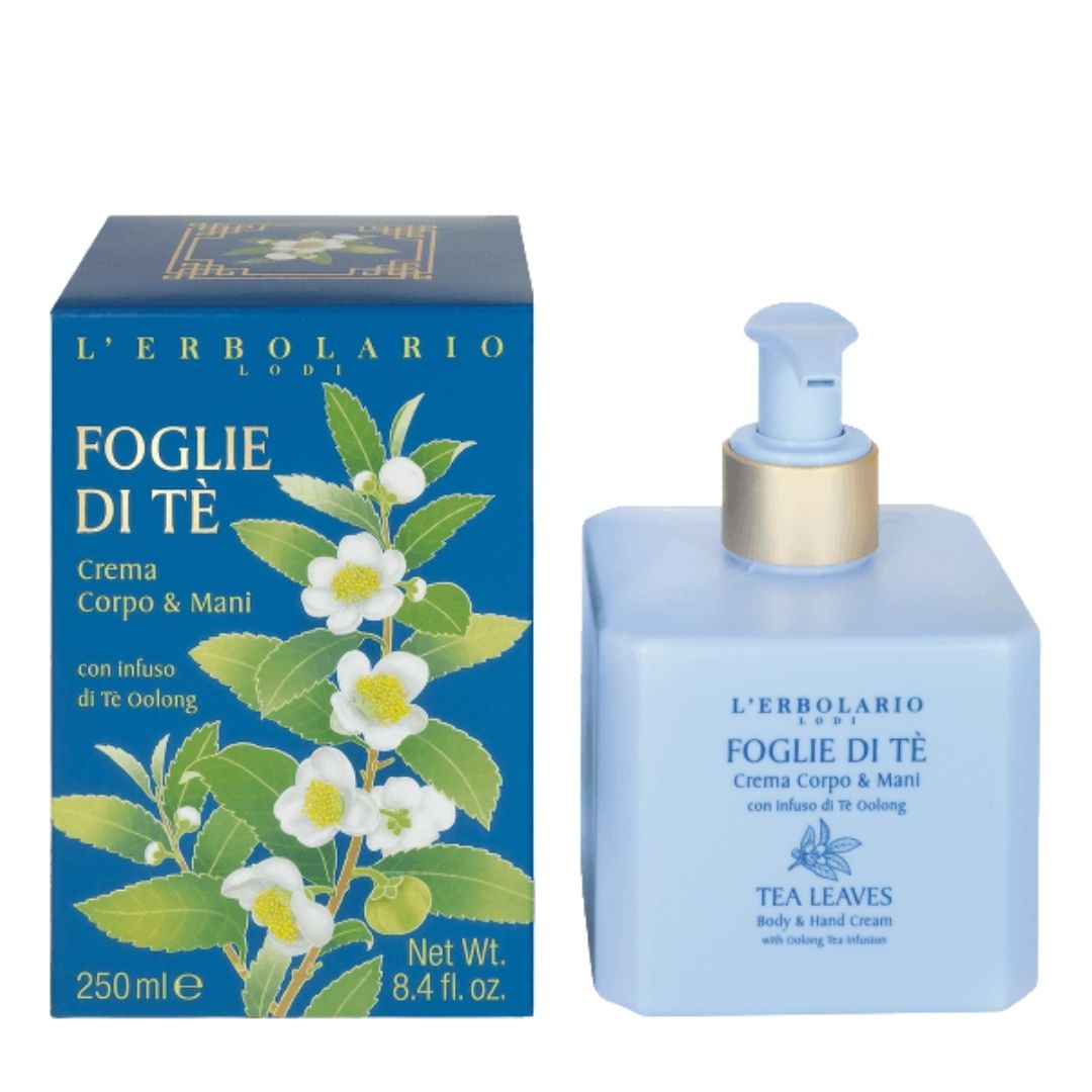 L'erbolario Foglie Di Te' Crema Profumata per Corpo e Mani 250 ml