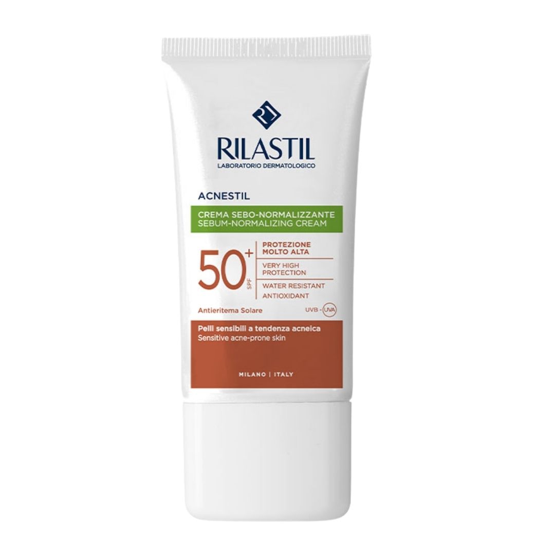 Rilastil Sun System Crema Acnestil Solare Spf50  Sebonormalizzante 50 ml