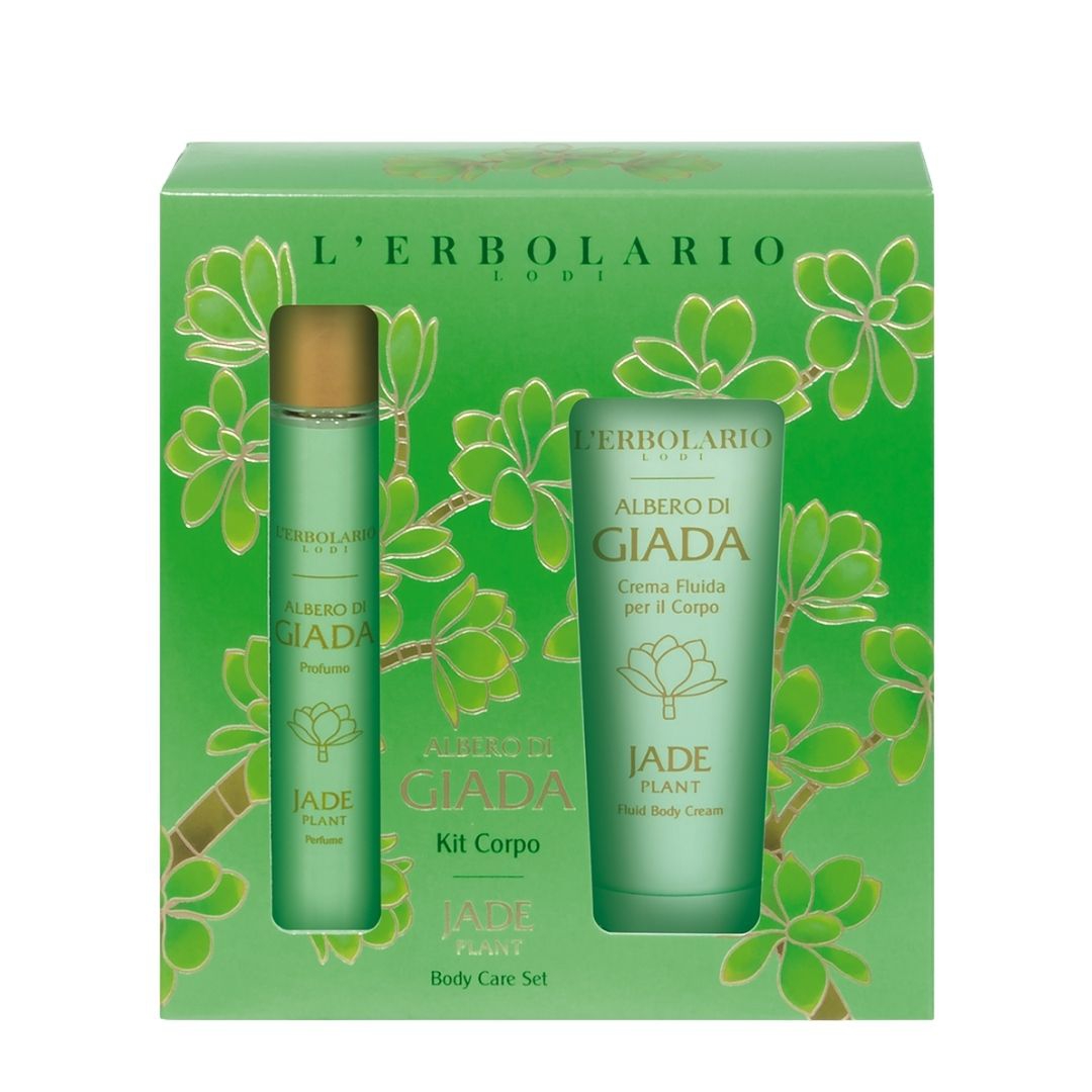 L'erbolario Albero Di Giada Kit Profumo 15 ml + Crema Fluida per il Corpo 75 ml
