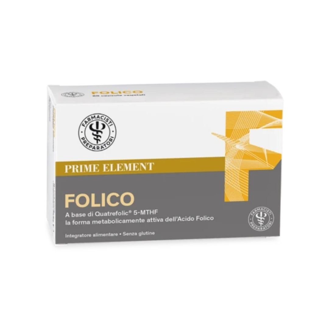 Unifarco Folico Integratore Alimentare a Base di Quatrefolic 60 Capsule Vegetali