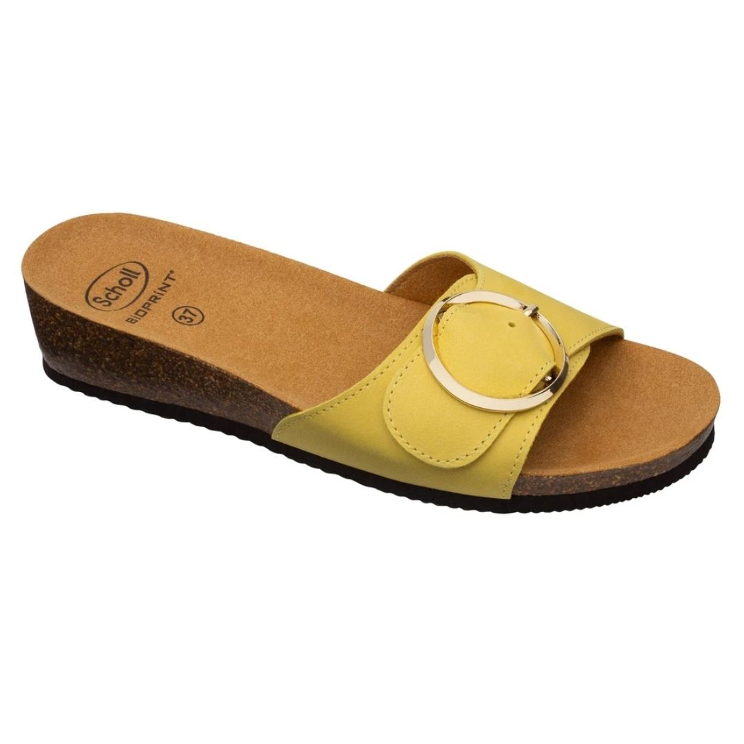 Dr.scholls Amalfi Mule Sandali Donna Giallo N.40 farmaciaeuropea.it