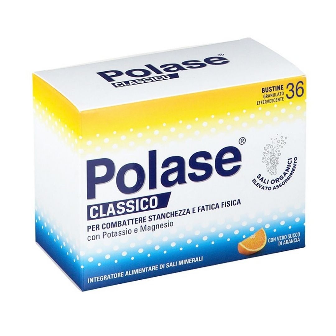 Polase Arancia Integratore per la Stanchezza con Magnesio e Potassio 36 Bustine