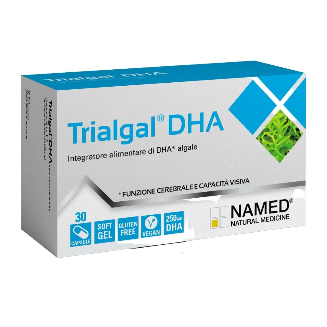 Named Trialgal Dha Integratore Funzione Cerebrale e Capacità Visiva 30 Capsule