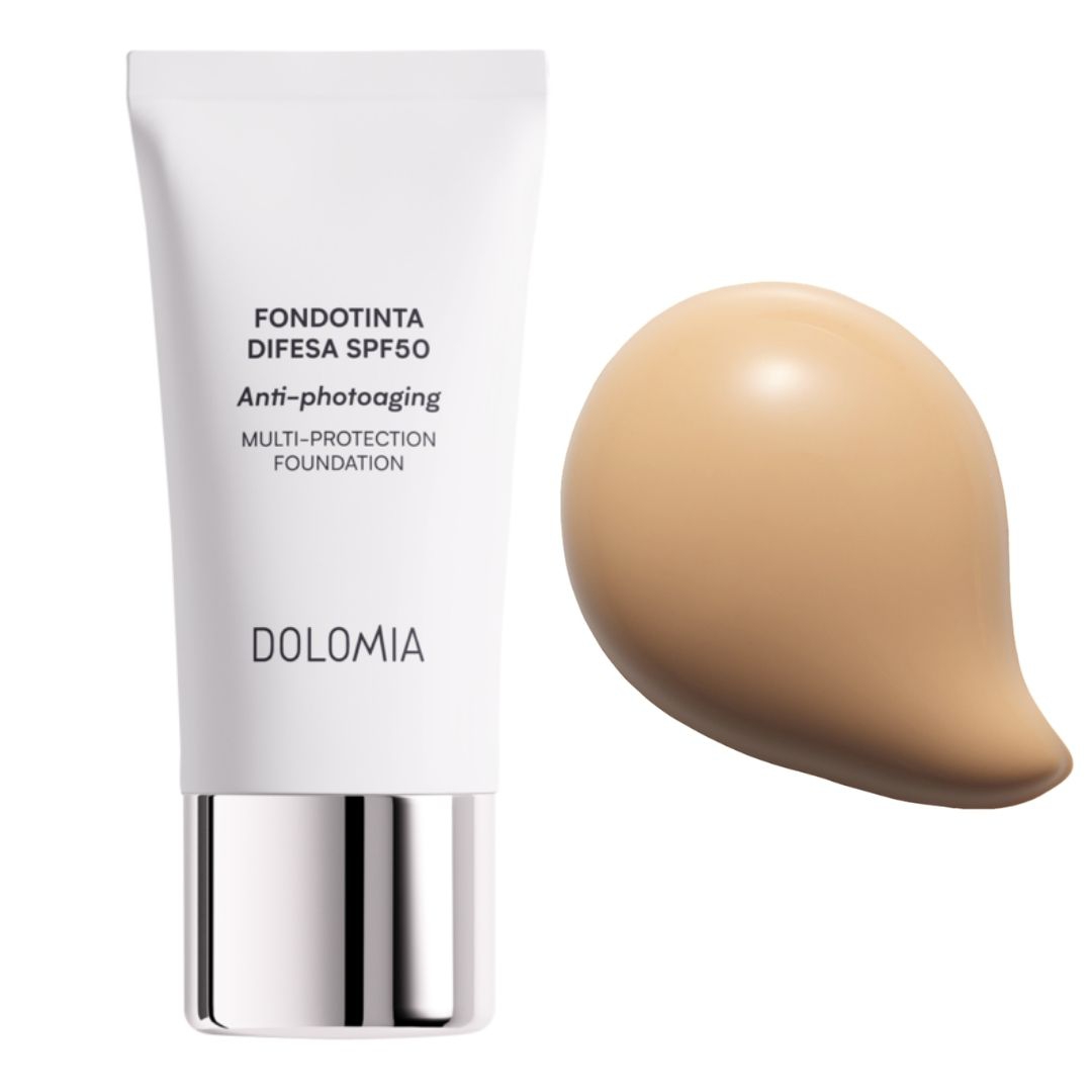 Dolomia Fondotinta Fluido Difesa SPF50 Anti-Photoaging n.02 Beige 30 ml