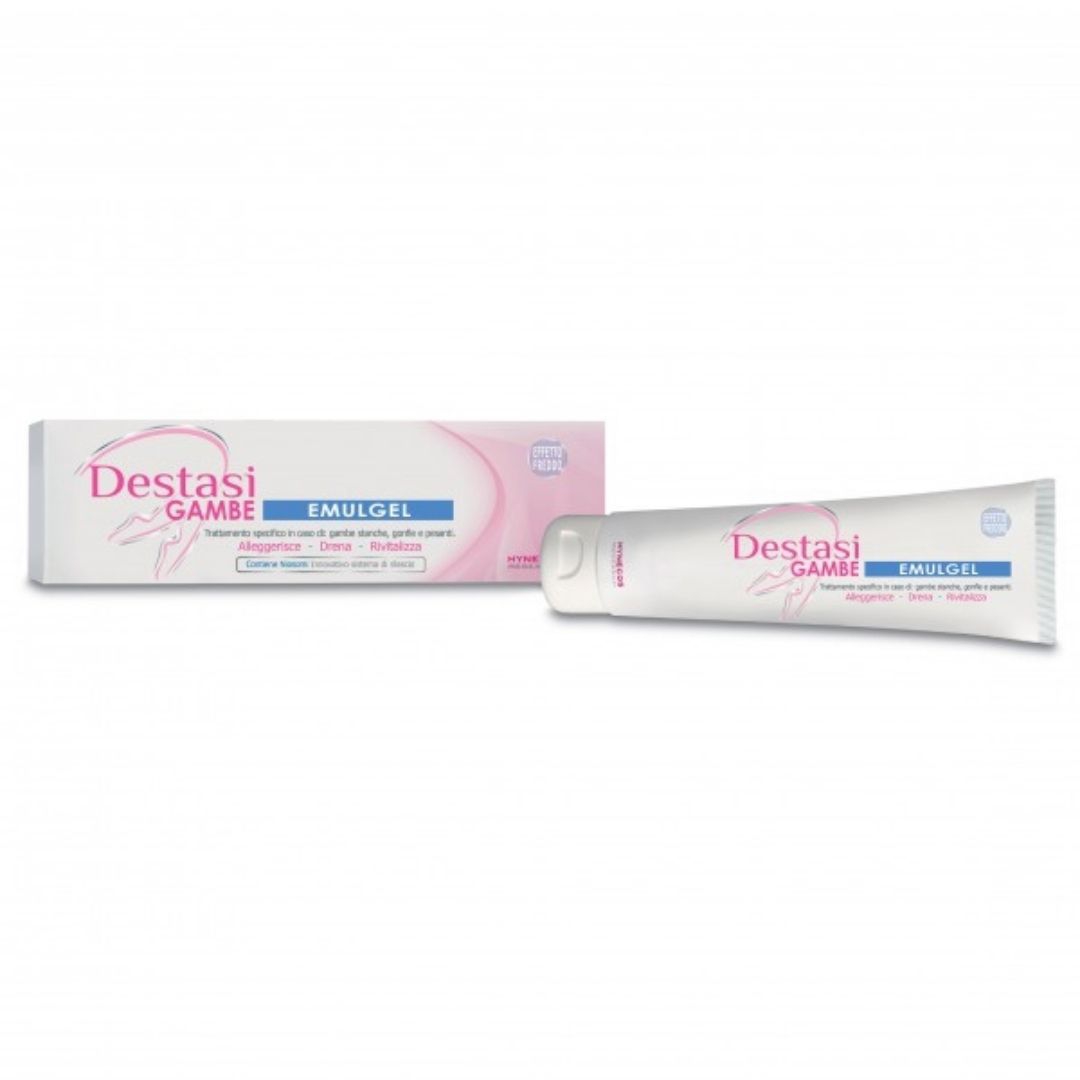 Destasi Gambe Emulgel Allegerisce Drena e Rivitalizza le Gambe Stanche 75 ml