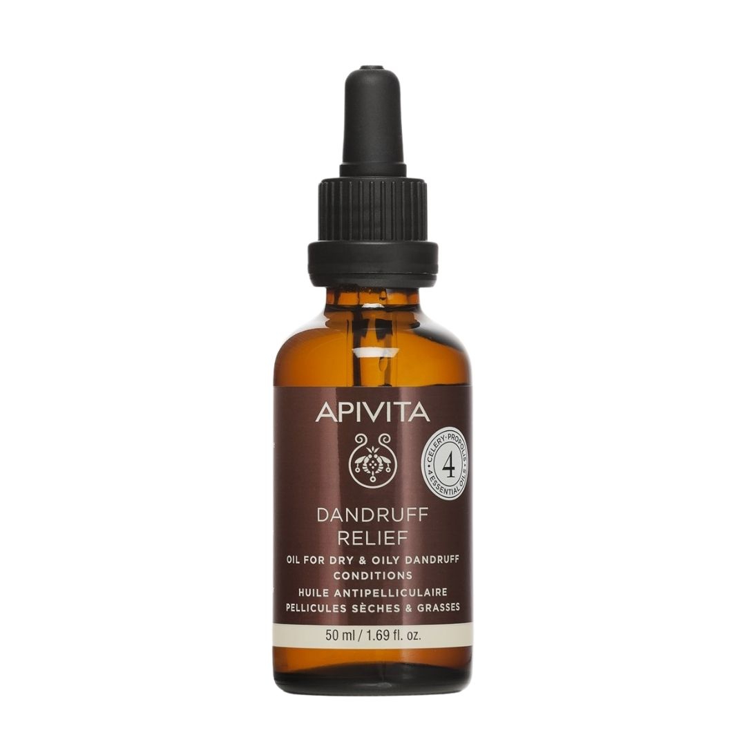 Apivita Dandruff Relief Oilo Sollievo Forfora 4 Olii Essenziali 50 ml