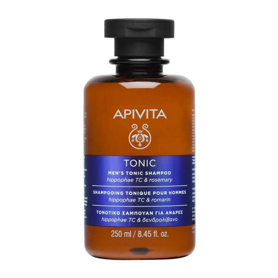 Apivita Tonic Shampoo Tonificante Uomo Hippophae & Rosmarino 250 ml