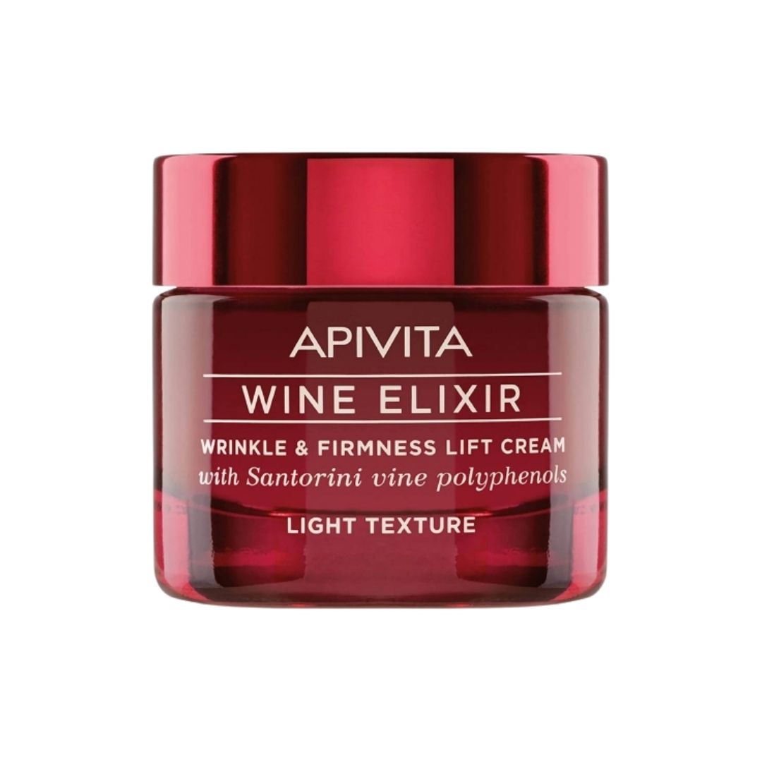 Apivita Wine Elixir Crema Liftante Rughe & Compattezza Texture Leggera 50 ml
