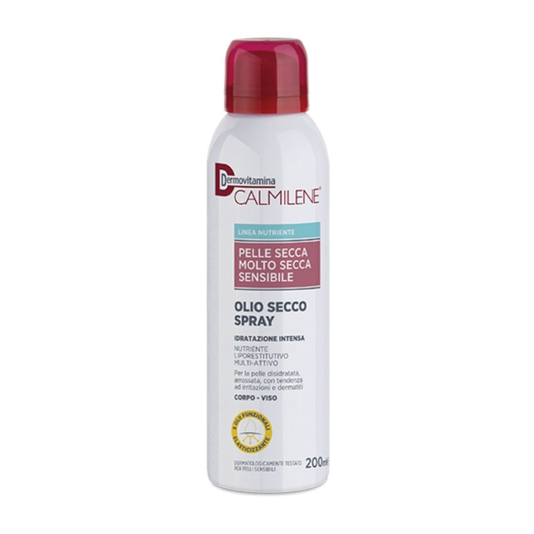 Dermovitamina Calmilene Olio Secco Spray Pelle Secca e Sensibile 200 ml