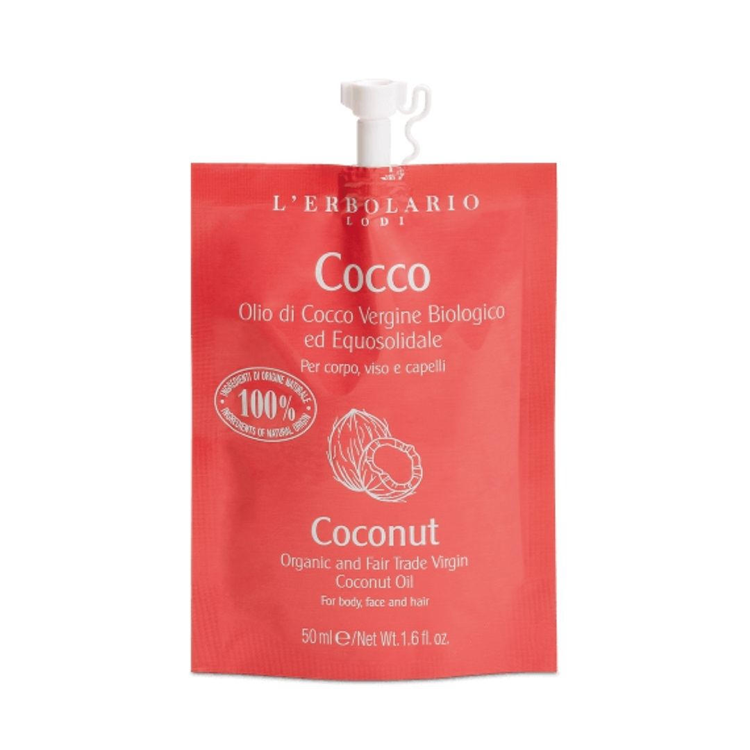 L'erbolario Cocco Olio Multifunzione per Corpo Viso e Capelli 50 ml