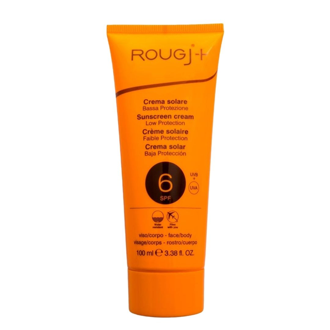 Rougj Crema Solare Spf 6 Protezione Solare Bassa per Viso e Corpo 100 ml