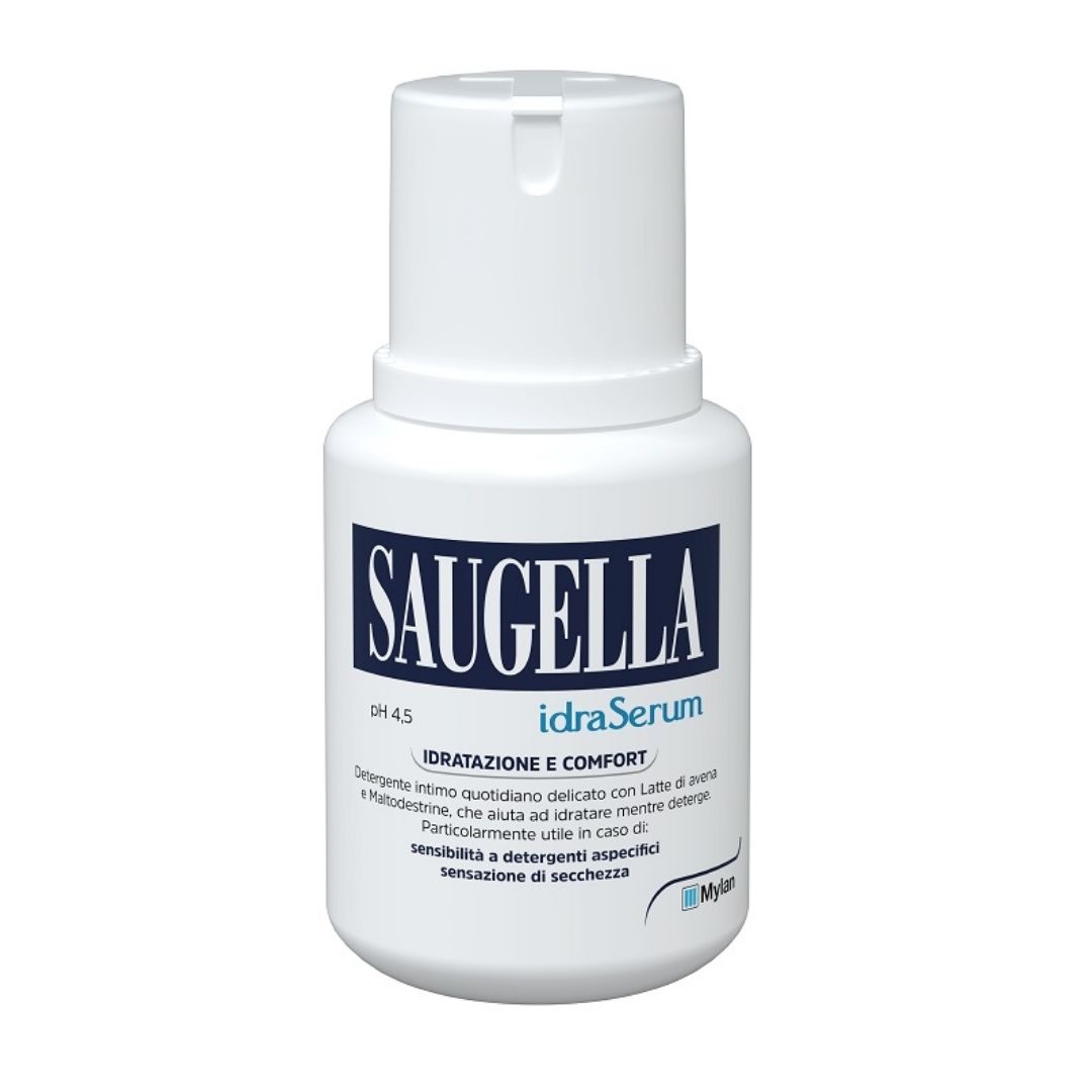 Saugella Idraserum Detergente Intimo Idratazione e Comfort 100 ml