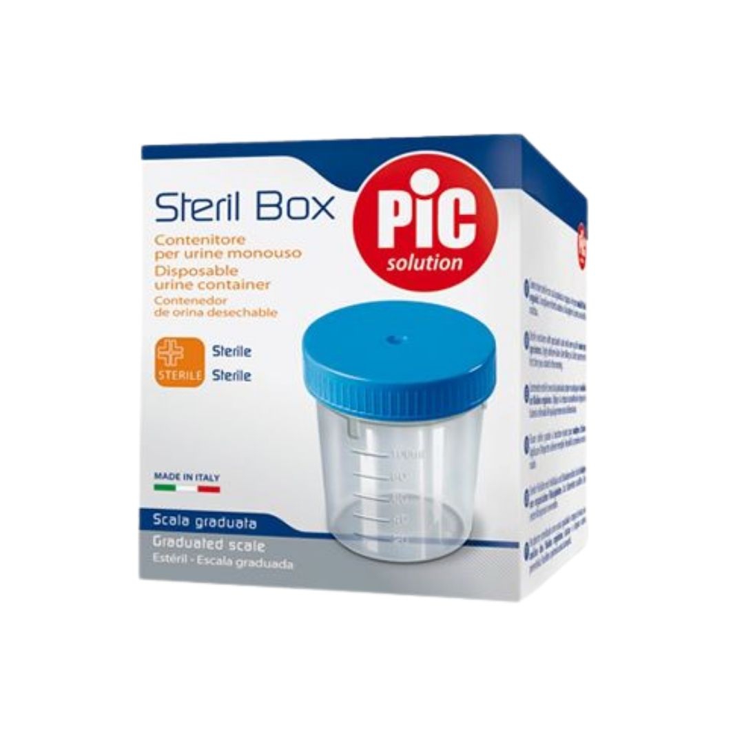 Pic Contenitore Urine in Bicchierino Steril Box 100 ml