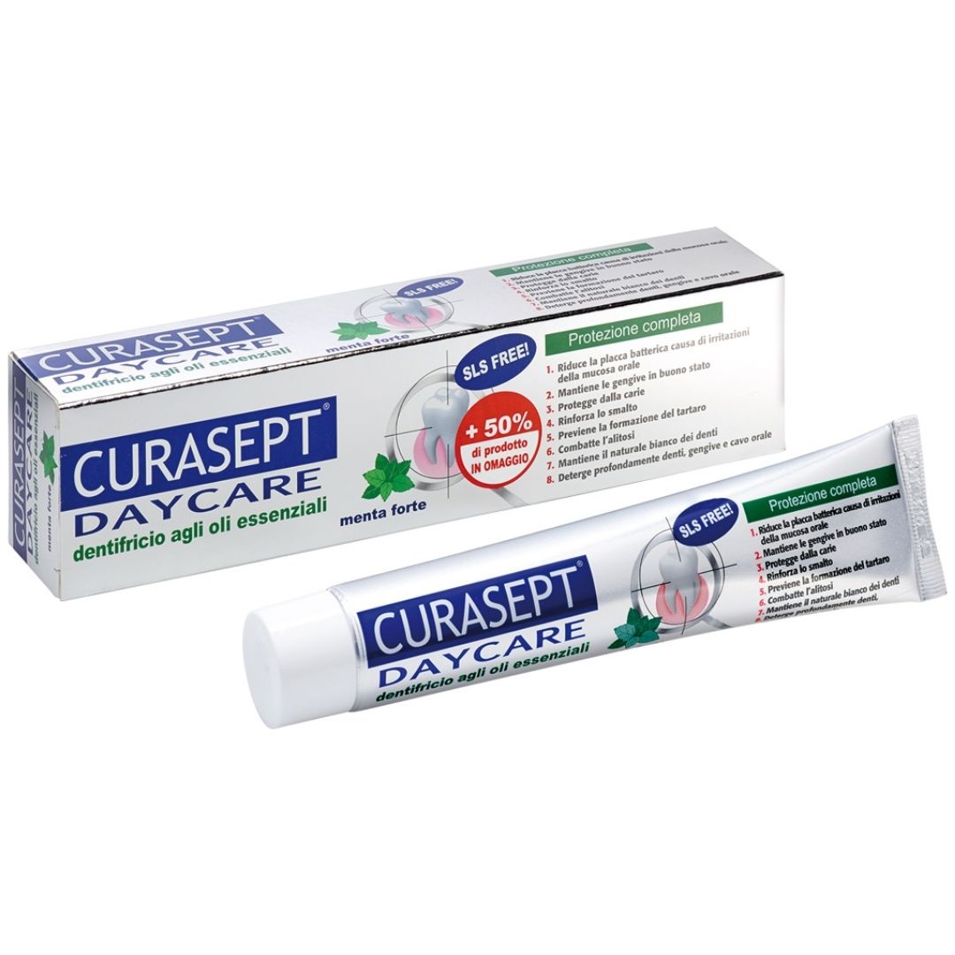Curasept Daycare Dentifricio Protezione Completa Menta Forte 75 ml