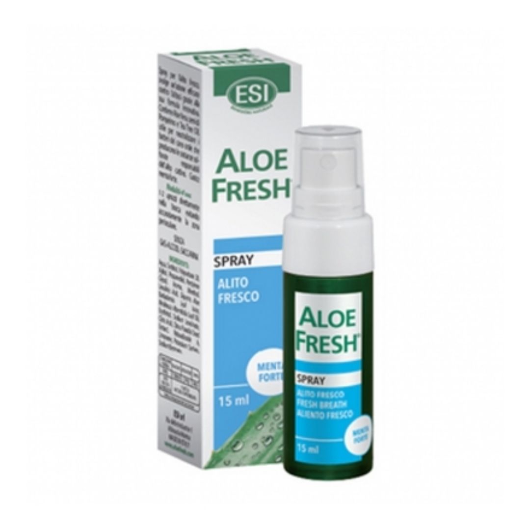 Esi Aloe Fresh Spray contro l'Alitosi al Gusto Menta Forte 15 ml