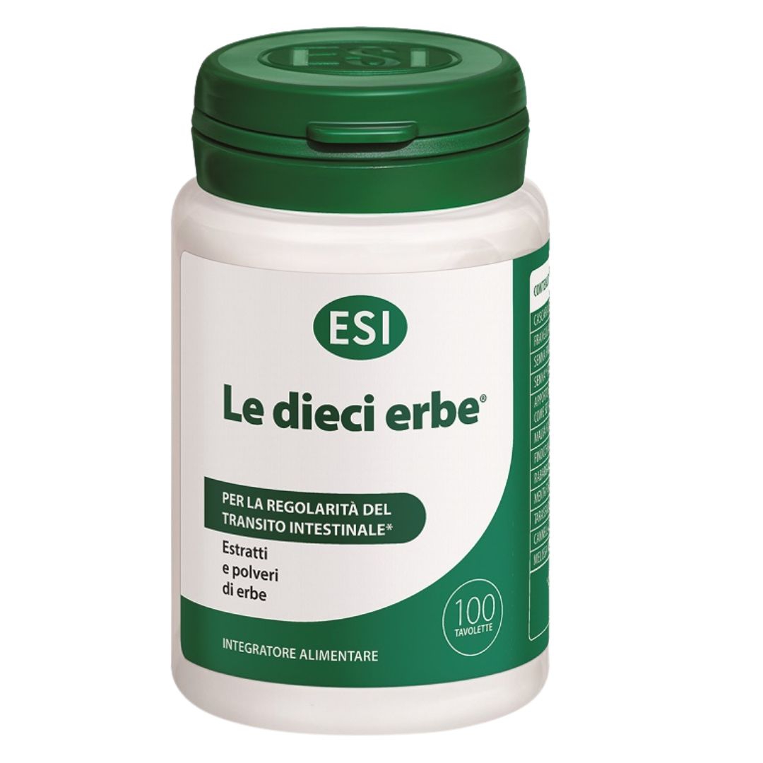 Esi Le Dieci Erbe Integratore Naturale per la Stitichezza 100 Tavolette
