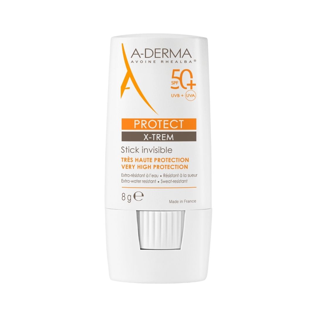 A-Derma Protect X-trem Stick Invisibile SPF50+ Per Tutte Le Zone Fragili 8 g