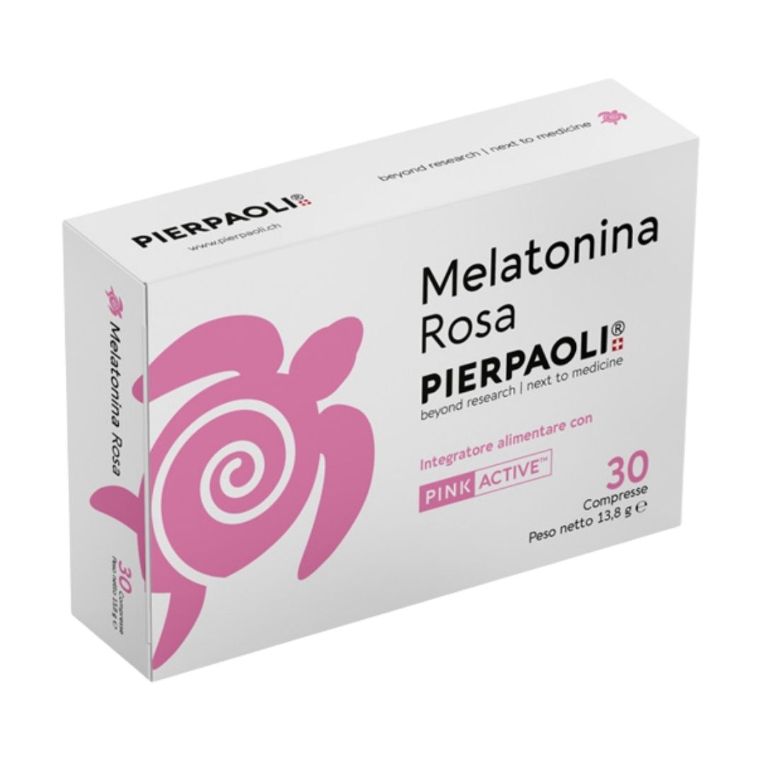 Pierpaoli Exelyas Melatonina Rosa Integratore per Il Sonno 30 compresse