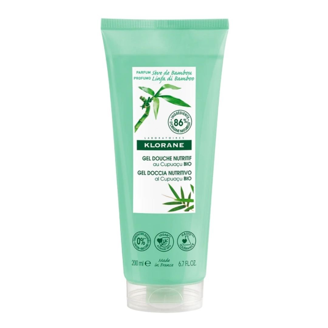 Klorane Gel Doccia Linfa di Bamboo Delicato e Rigenerante 200 ml