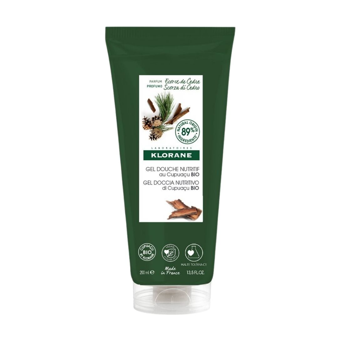 Klorane Gel Doccia Scorza di Cedro Delicato e Nutriente 200 ml