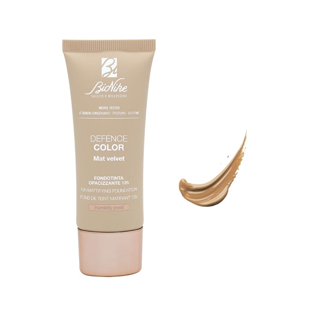 Bionike Defence Color Mat Velvet Fondotinta Opacizzante 12h 405 Miel 30 ml
