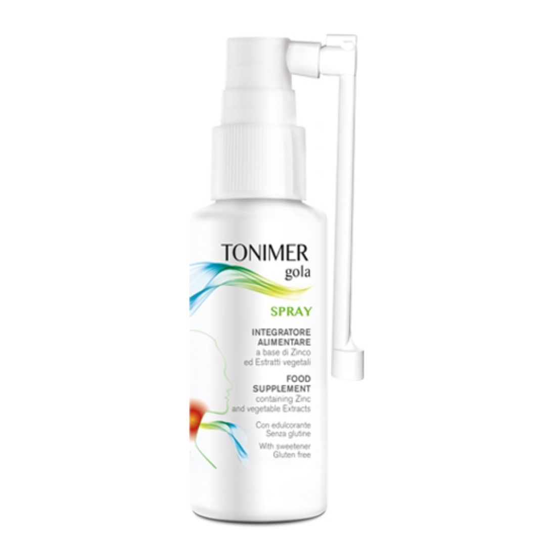 Tonimer Gola Spray Integratore Alimentare a Base di Zinco 15 ml