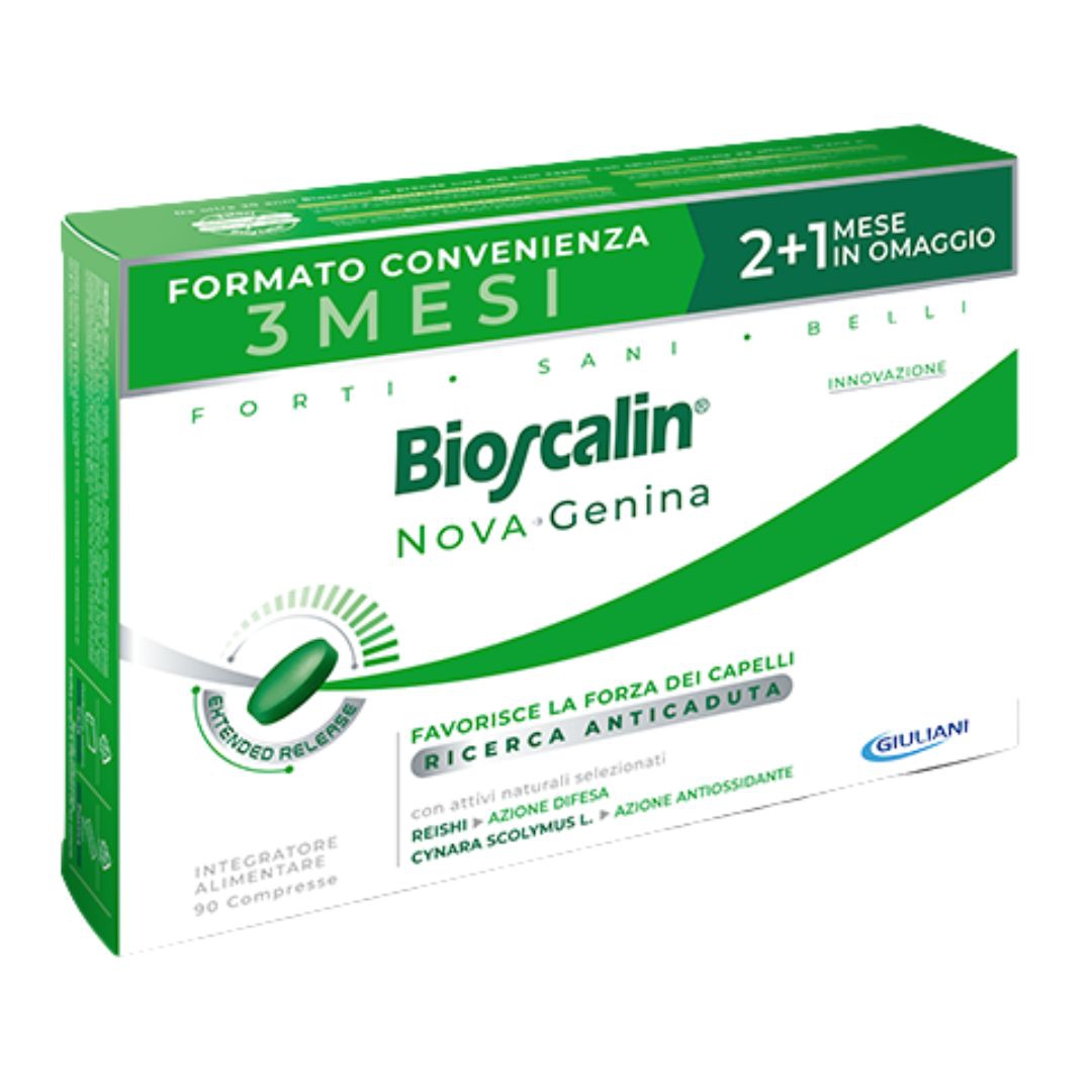 Bioscalin Nova Genina Integratore per Capelli ad Azione Rinforzante 90 Compresse