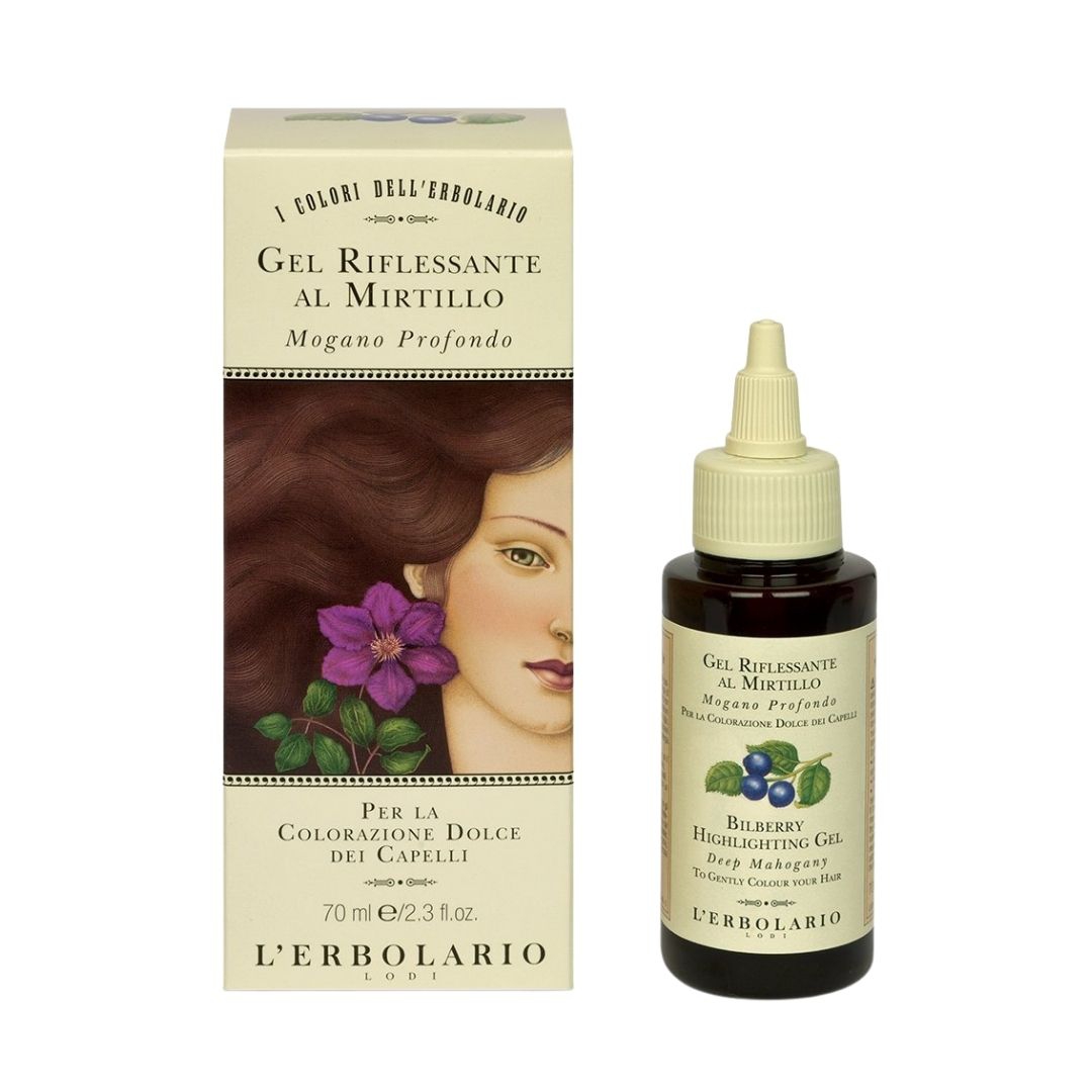 L'erbolario Gel Riflessante al Mirtillo Mogano Profondo Colorazione Capelli 70 ml