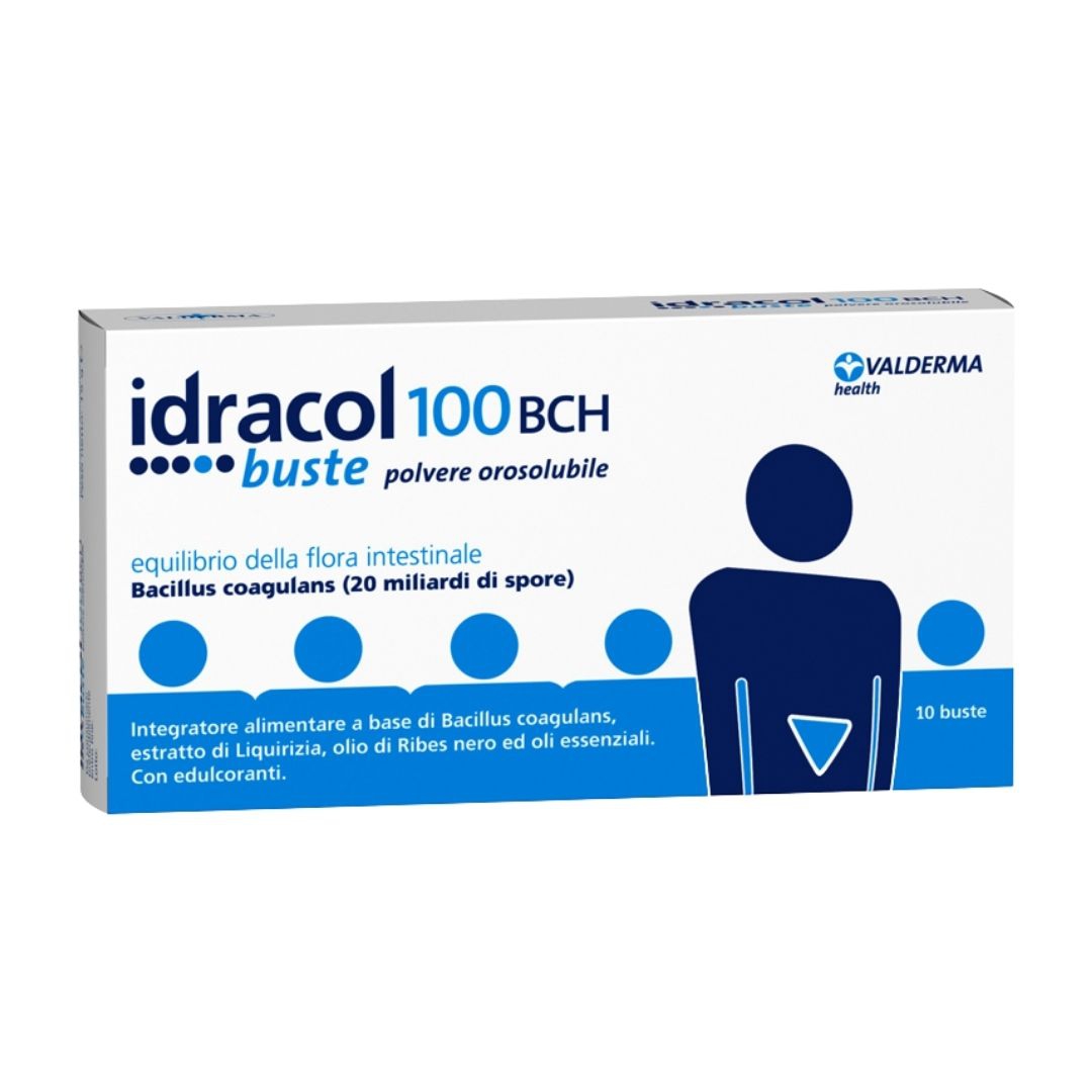 Idracol Bch Integratore per la Flora Intestinale 10 Bustine Orosulobili 15 g