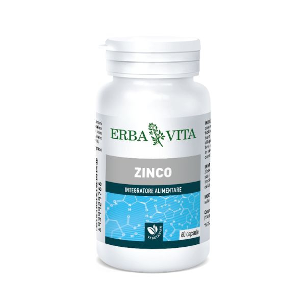 Erba Vita Zinco Integratore per il Sistema Immunitario 60 capsule