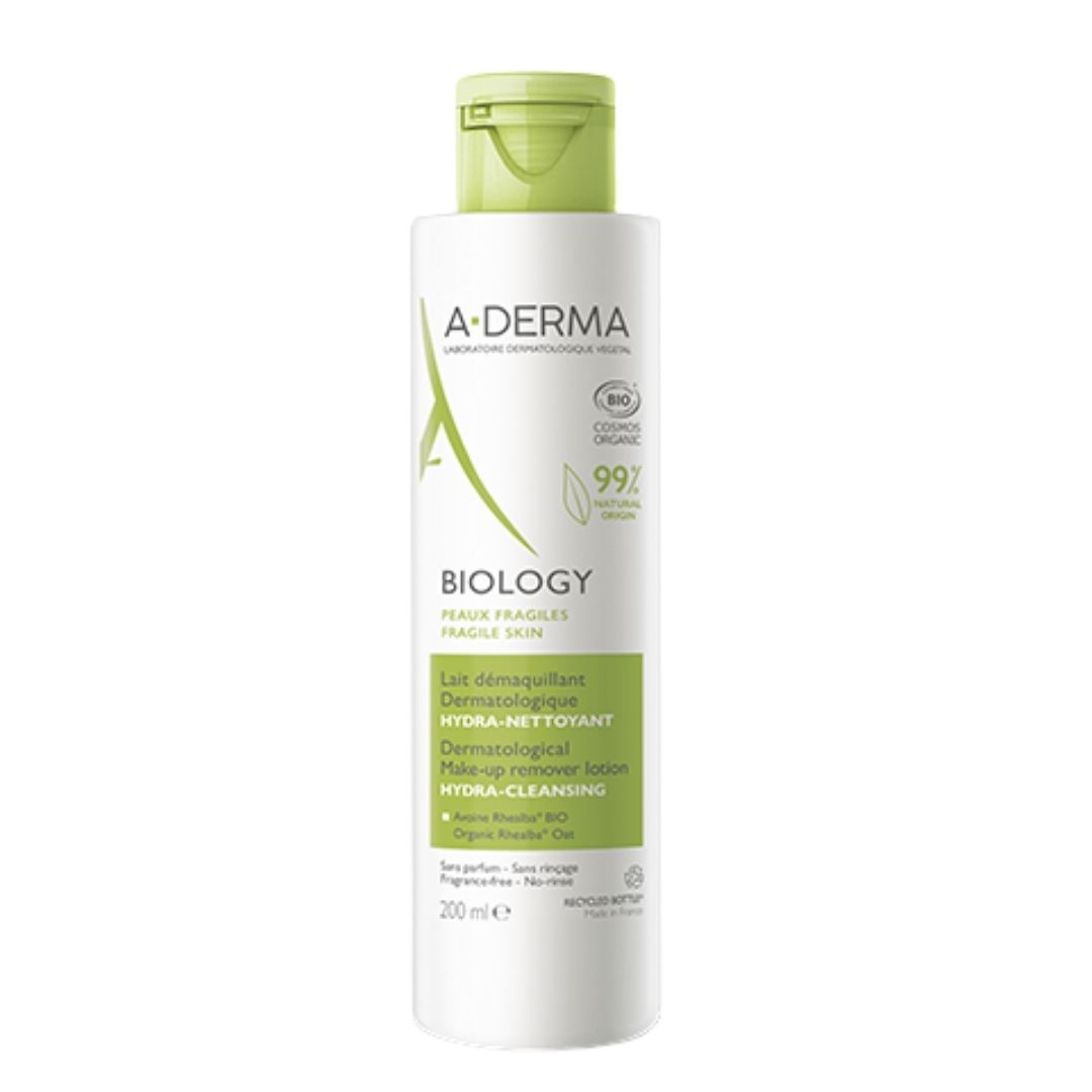 A-Derma Biology Latte Micellare Struccante per Pelli Sensibili 200 ml