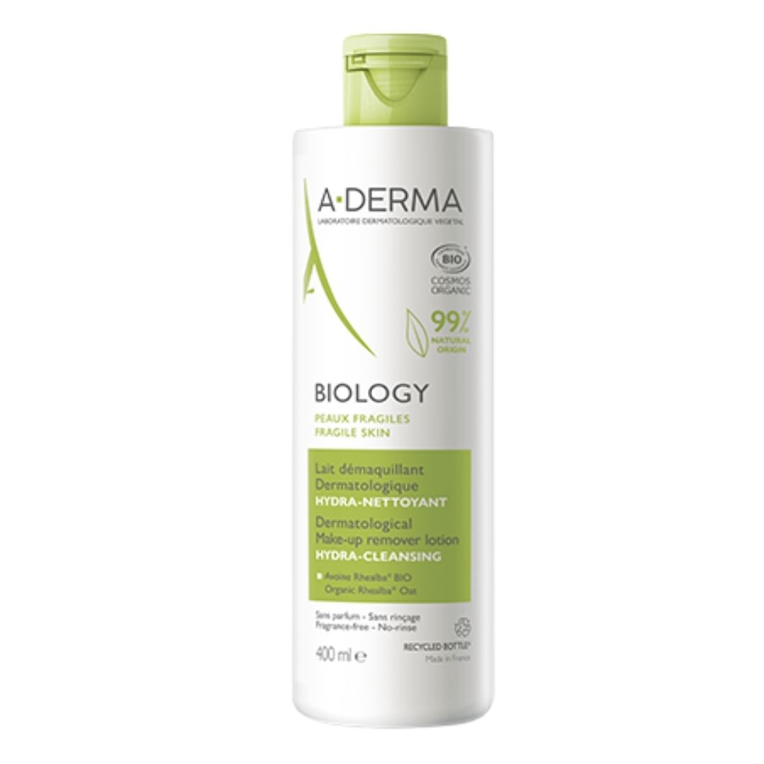 A-Derma Biology Latte Micellare Struccante per Pelli Sensibili 400 ml