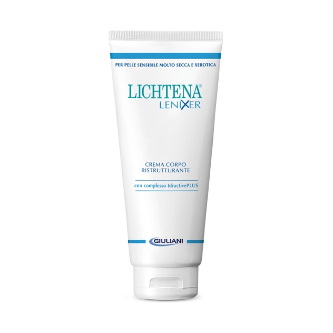 Lichtena Lenixer Crema Corpo Ristrutturante per Pelle Molto Secca 350 ml