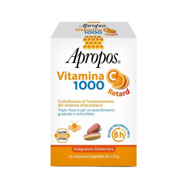 Apropos Vitamina C 1000 Retard Integratore Per Il Sistema Immunitaro 24compresse