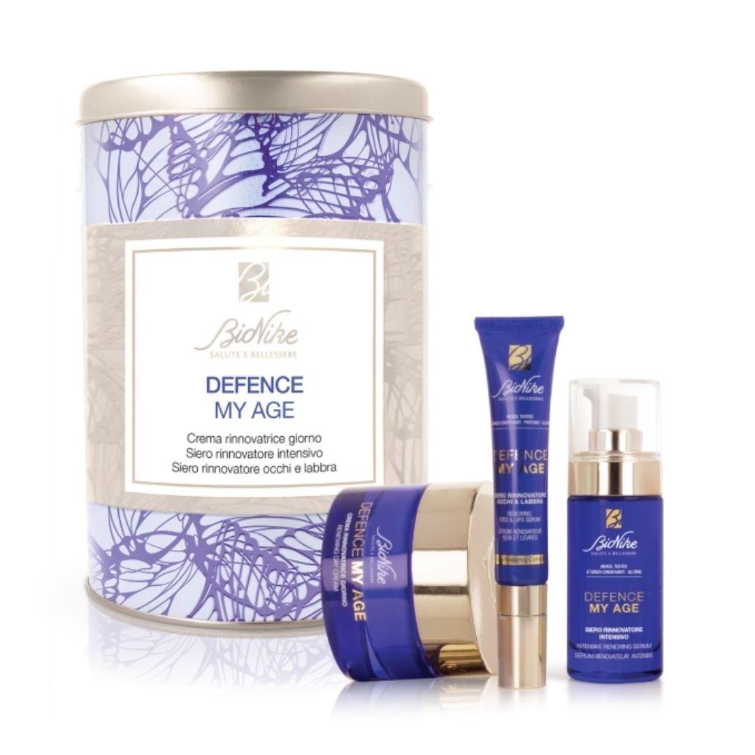 Bionike Defence Myage Kit Natale Crema + Siero Occhi e Labbra + Siero Viso