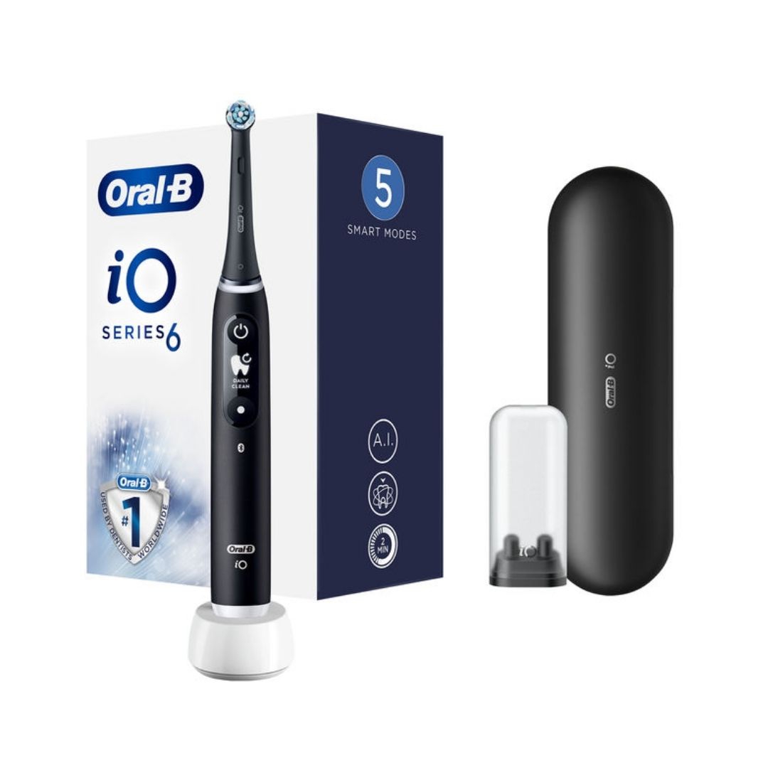 Oral-B iO Series 6 Spazzolino Elettrico Tecnologia Magnetica Nero
