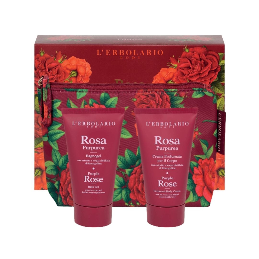 L'erbolario Rosa Purpurea Beauty Favolosa Bagnogel + Crema Corpo Profumata