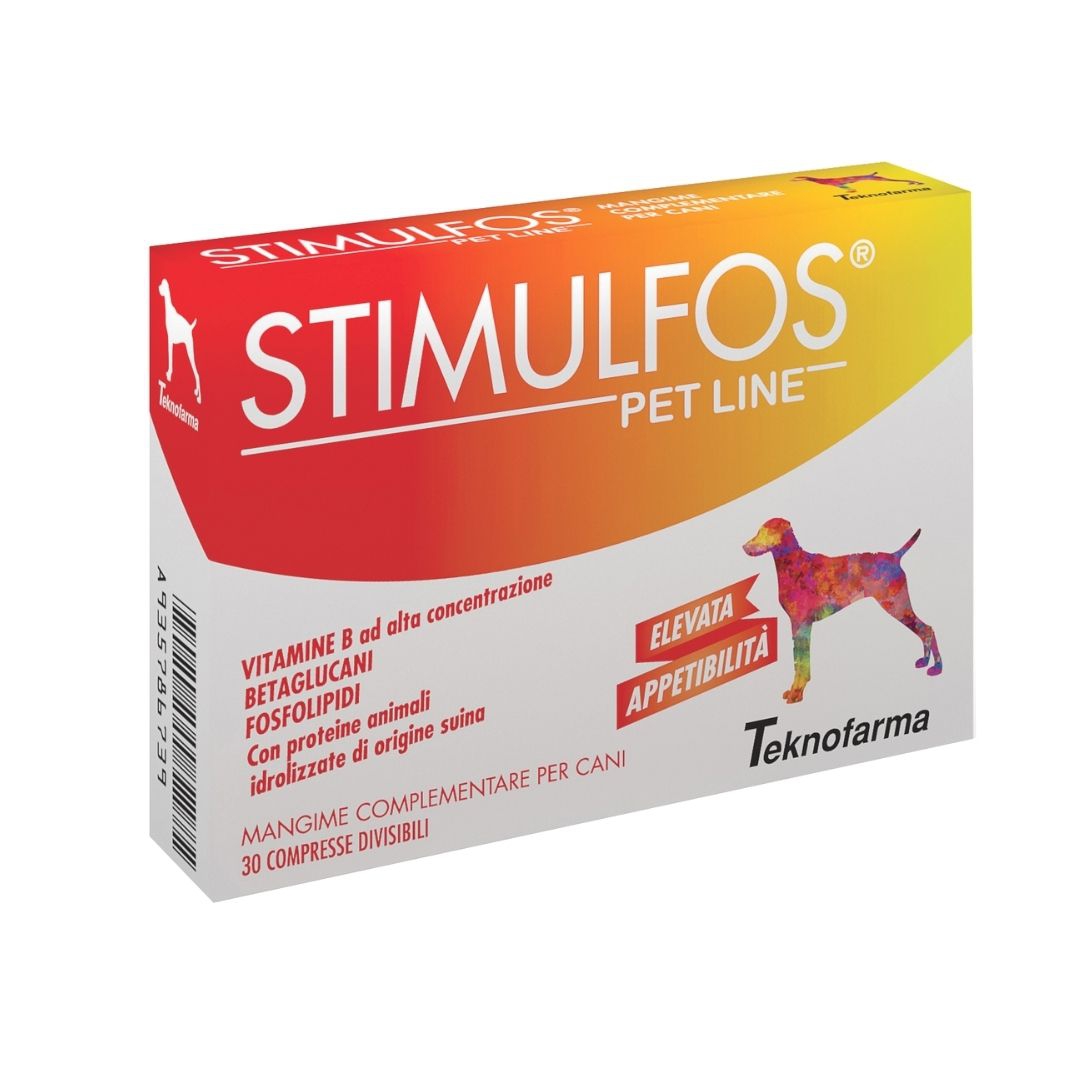 Stimulfos Pet Line Cane Mangime Complementare Scatola 30 Compresse