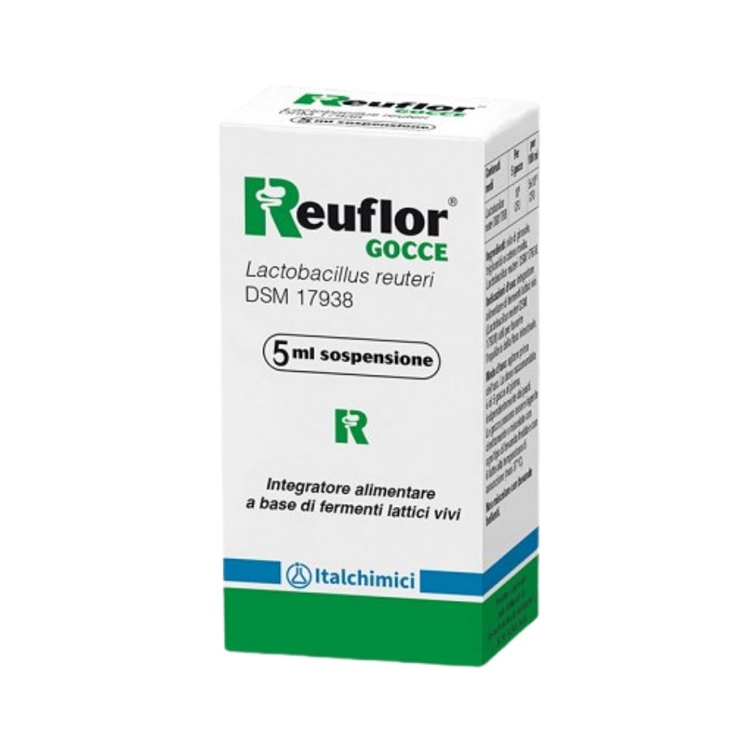 Reuflor Gocce Integratore Alimentare a base di Fermenti Lattici Attivi 5 ml