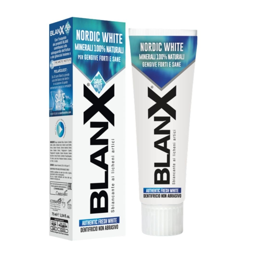 Blanx Nordic White Dentrifricio Sbiancante Non Abrasivo 75 ml