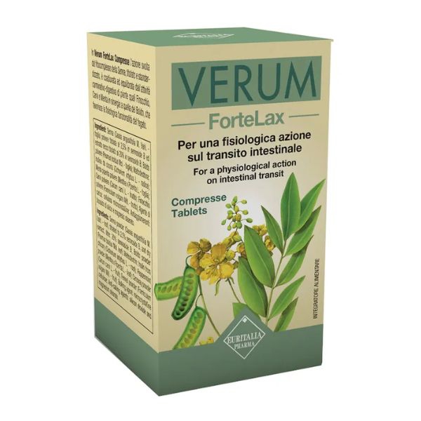 Verum Fortelax Integratore per il Transito Intestinale 80 Compresse