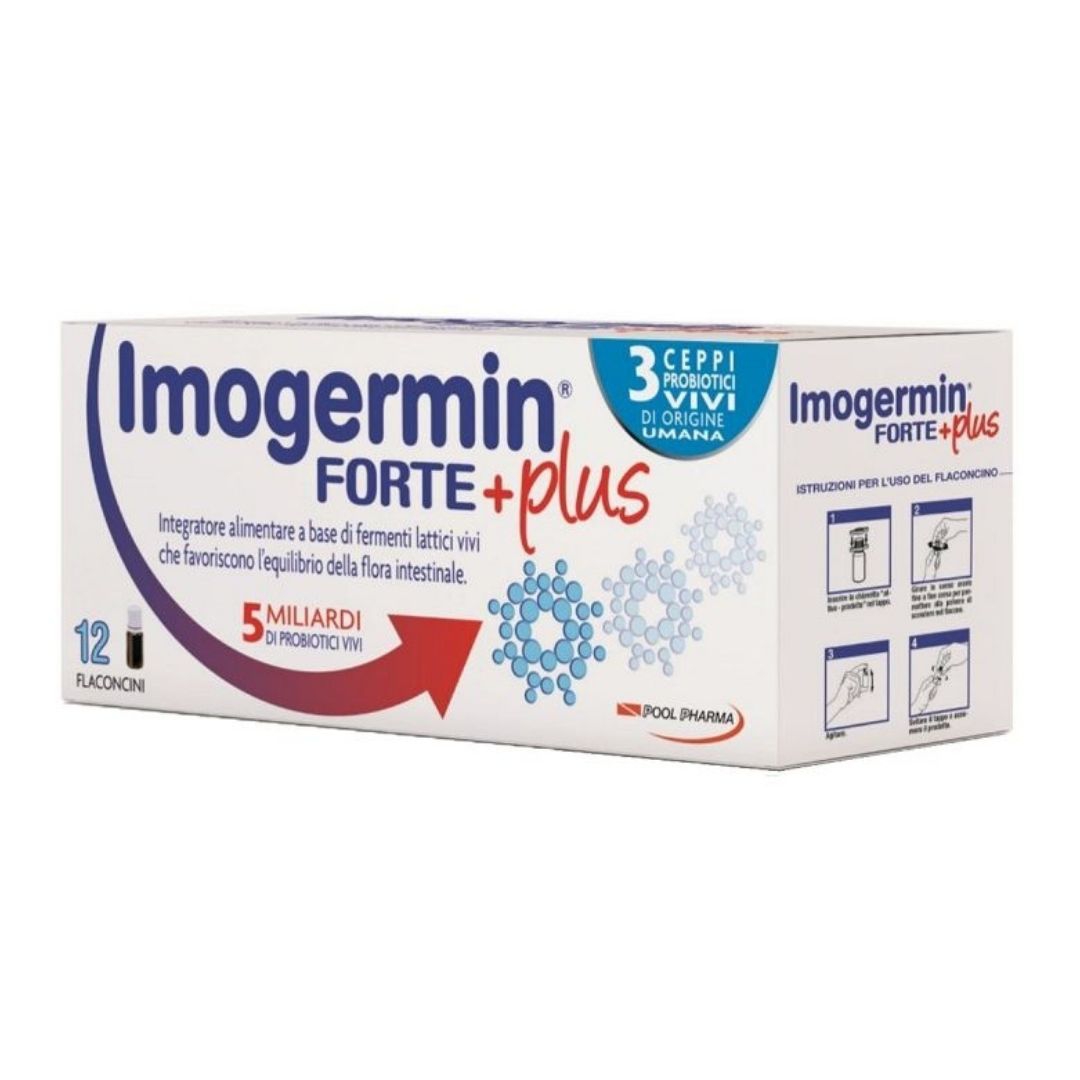 Imogermin Forte Plus Integratore per la Flora Intestinale 12 flaconcini