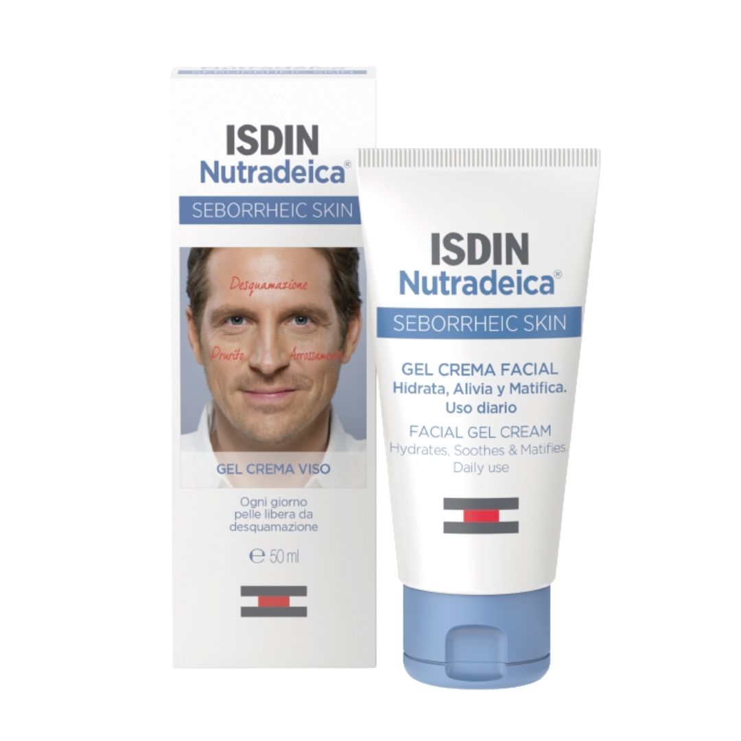 Isdin Nutradeica Gel Crema Viso per Pelle Seborroica 50 ml