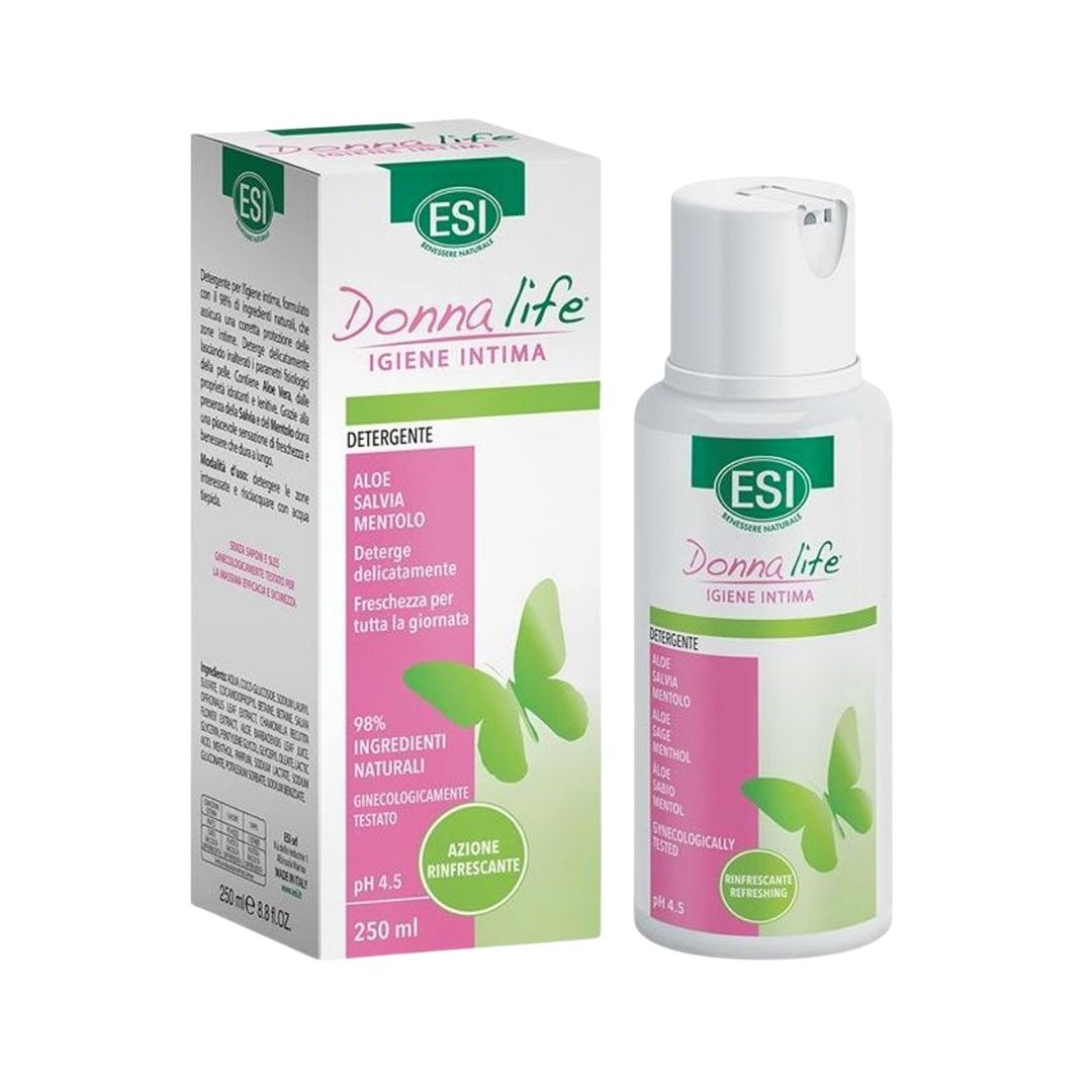 Esi Donna Life Detergente Intimo Rinfrescante con Aloe Salvia e Mentolo 250 ml