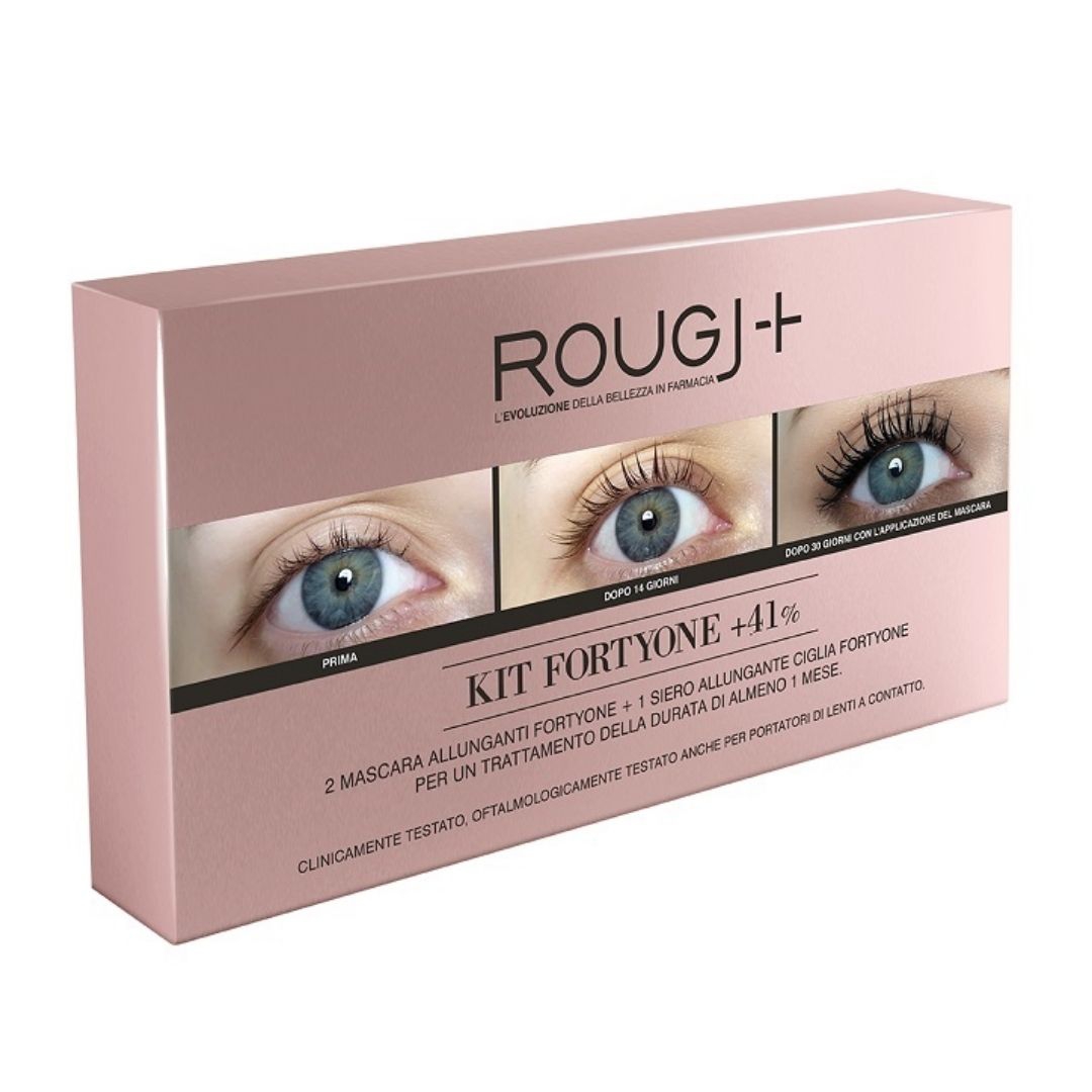 Rougj Kit 41 2 Mascara Fortyone Allunganti + 1 Siero Fortyone Allungante
