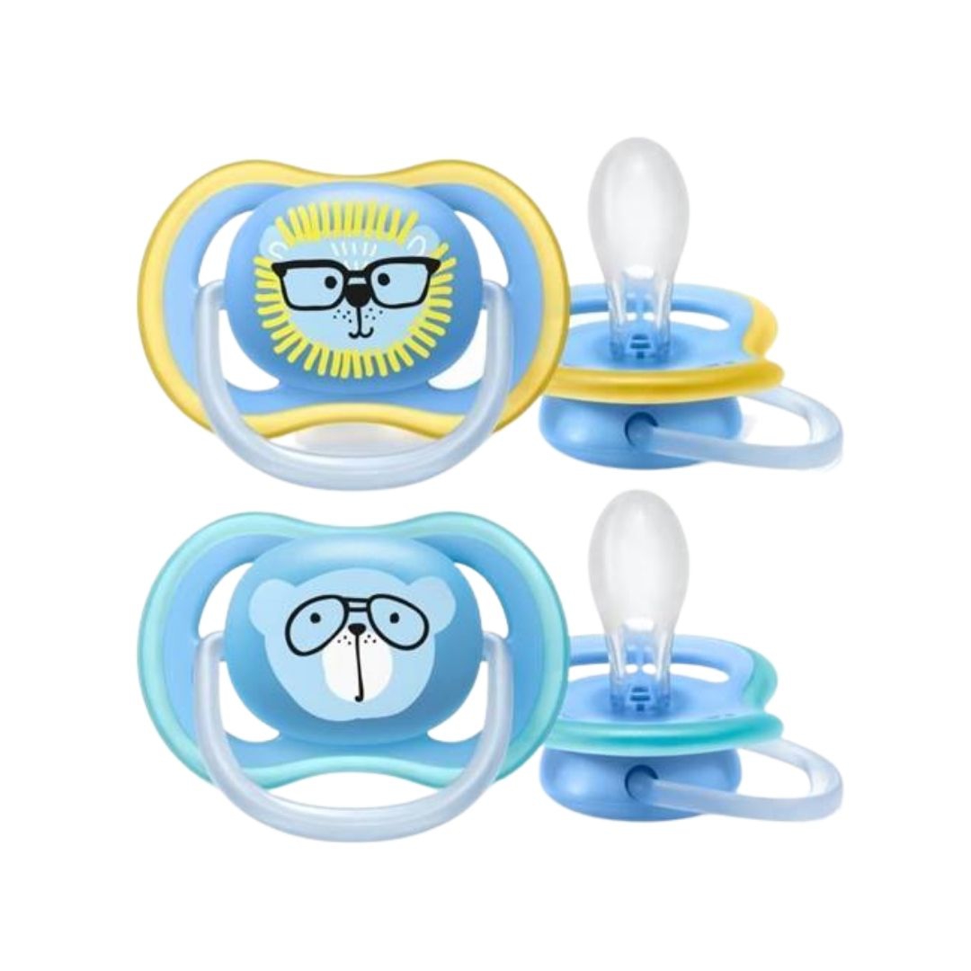 Philips Avent Succhietti Ultra Air 18m+ Maschio Leggero e Traspirante 2 Pezzi