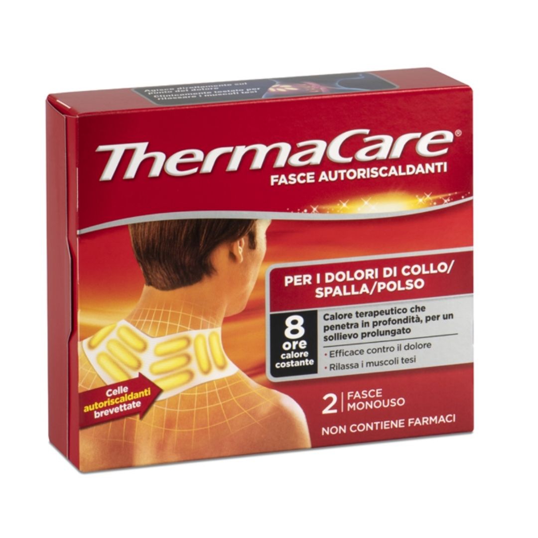 Thermacare Fasce Autoriscaldanti A Calore Terapeutico Collo/spalla/polso 2 Pezzi