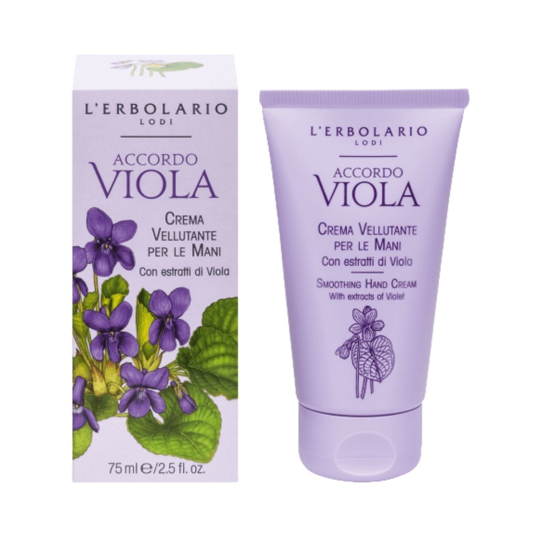 L erbolario Accordo Viola Crema Vellutante per le Mani 75 ml