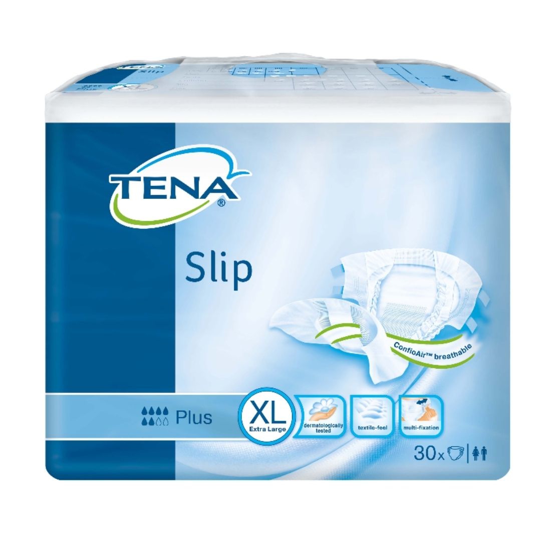 Tena Slip Plus a Mutandina per Incontinenza Taglia XL 30 Pezzi
