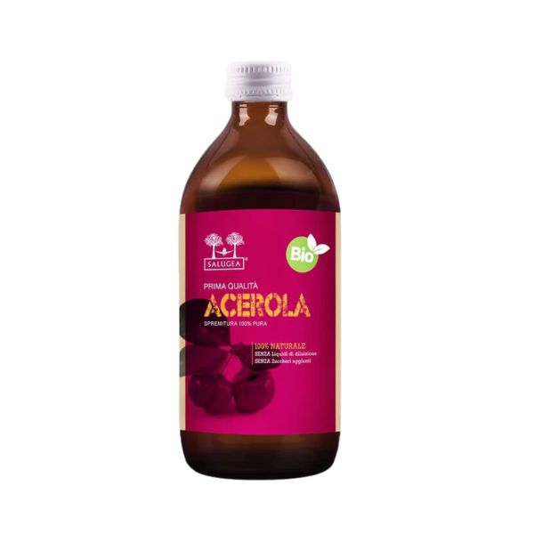 Salugea Succo Acerola Bio per le Difese Immunitarie 500 ml